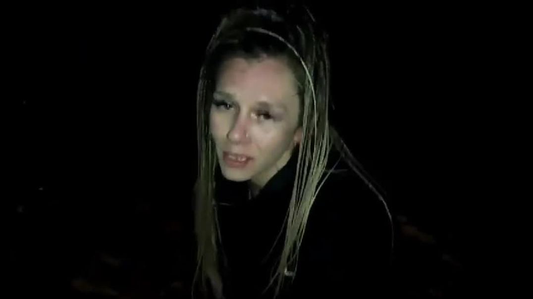 ⁣Наказание закладчицы за обман магазина в лесу / Смотреть фулл видео